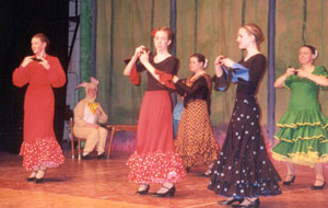 5 Spanish dancers